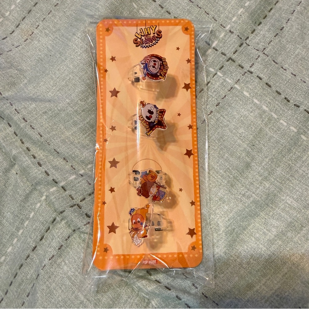 Pop Mart WHY SO
SERIOUS Series collectible rings